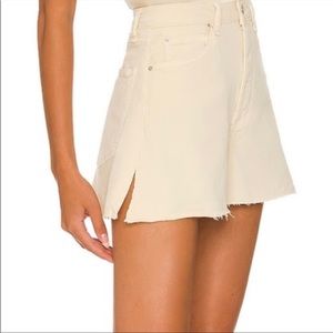 High Rise Stretch Twill Denim Boyfriend Short -27
